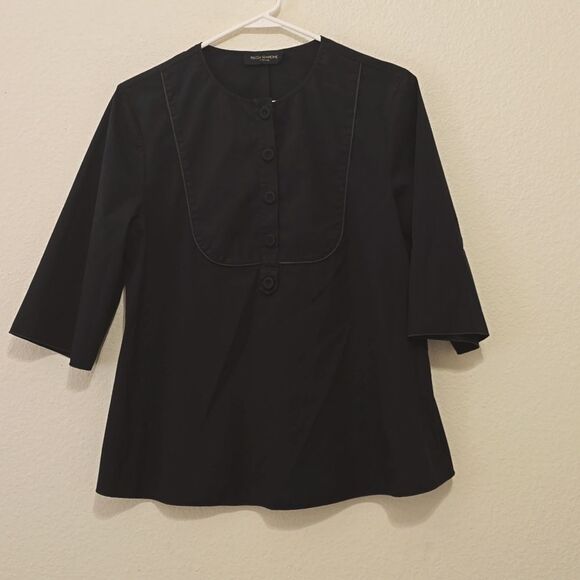 Piazza Sempione short sleeve  blouse size 42 - Picture 1 of 10
